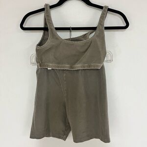 Skims set. Sized medium. Color brownish grey, top and shorts
